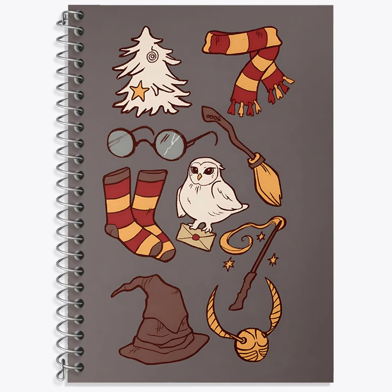 دفتر لغت 50 برگ خندالو طرح هری پاتر (Harry Potter) کد N4887