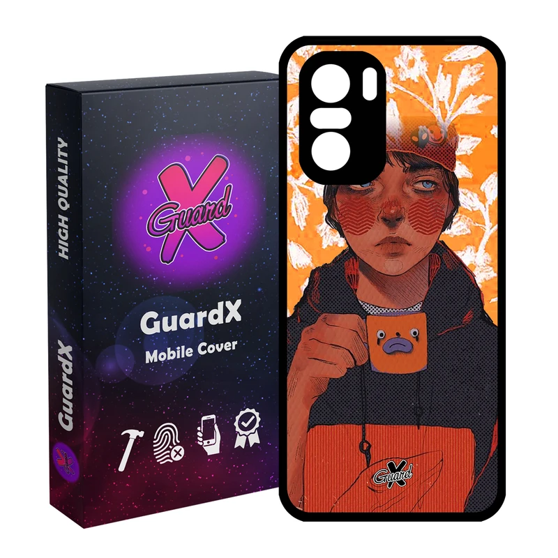 کاور گارد ایکس طرح Girl مدل Glass10319 مناسب برای گوشی موبایل شیائومی Poco F3/MI 11X/MI 11X Pro/Redmi K40/K40 Pro