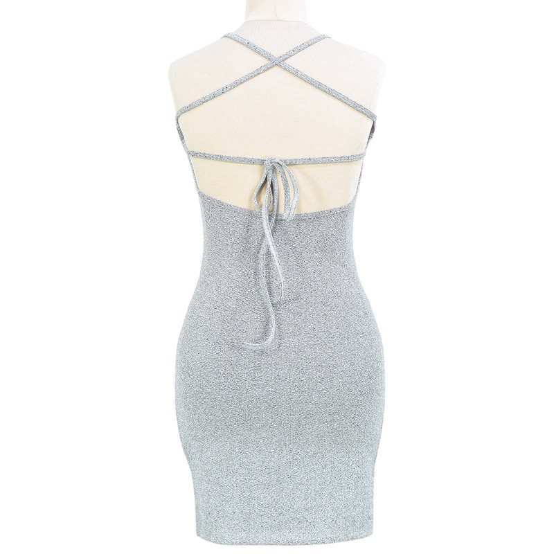 پیراهن زنانه دل آویز مدل پشت باز H362