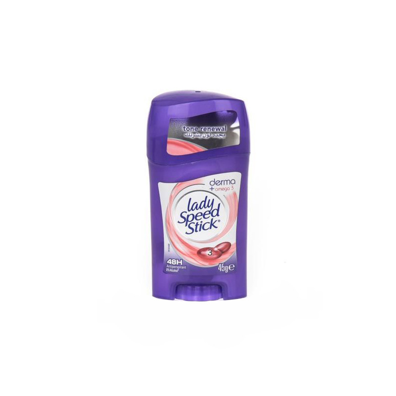 استیک ضد تعریق زنانه لیدی اسپید مدل Derma + Omega 3 وزن 45 گرم