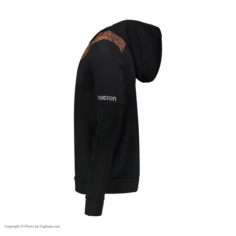 ست هودی و شلوار ورزشی مردانه مکرون مدل چندا رنگ مشکی