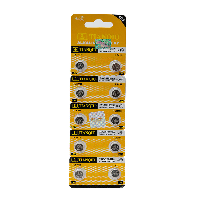 باتری ساعت تیانکیو مدل AG3 – LR 41 H Original بسته 10 عددی