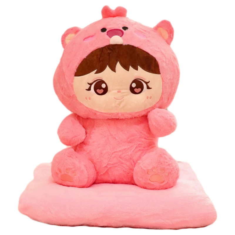 عروسک پولیشی طرح دختر مدل 762 ارتفاع 50 سانتی‌متر