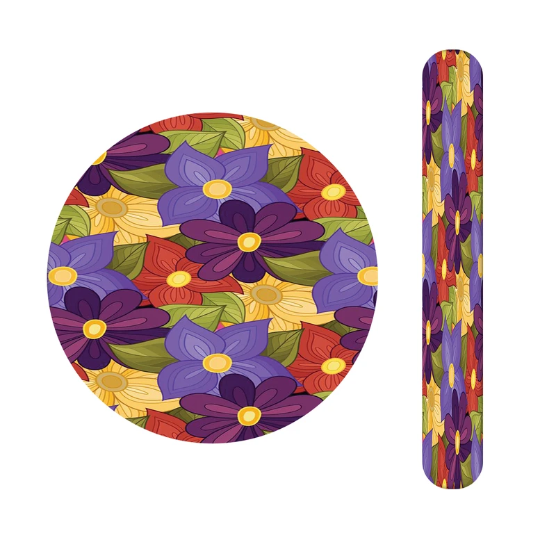 آینه آرایشی جیبی مدل گل کد 778 به همراه سوهان ناخن 