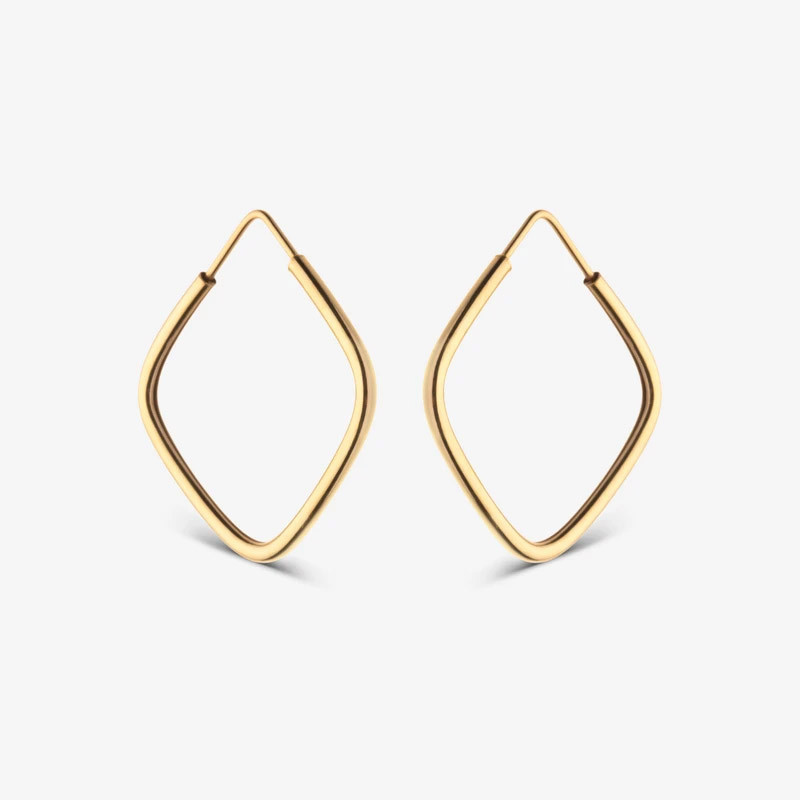 گوشواره طلا 18 عیار زنانه دوست خوب مدل dk584 - 7