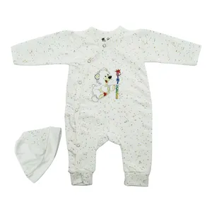 ست سرهمی و کلاه نوزادی پرنسس طرح خرس کوچولو