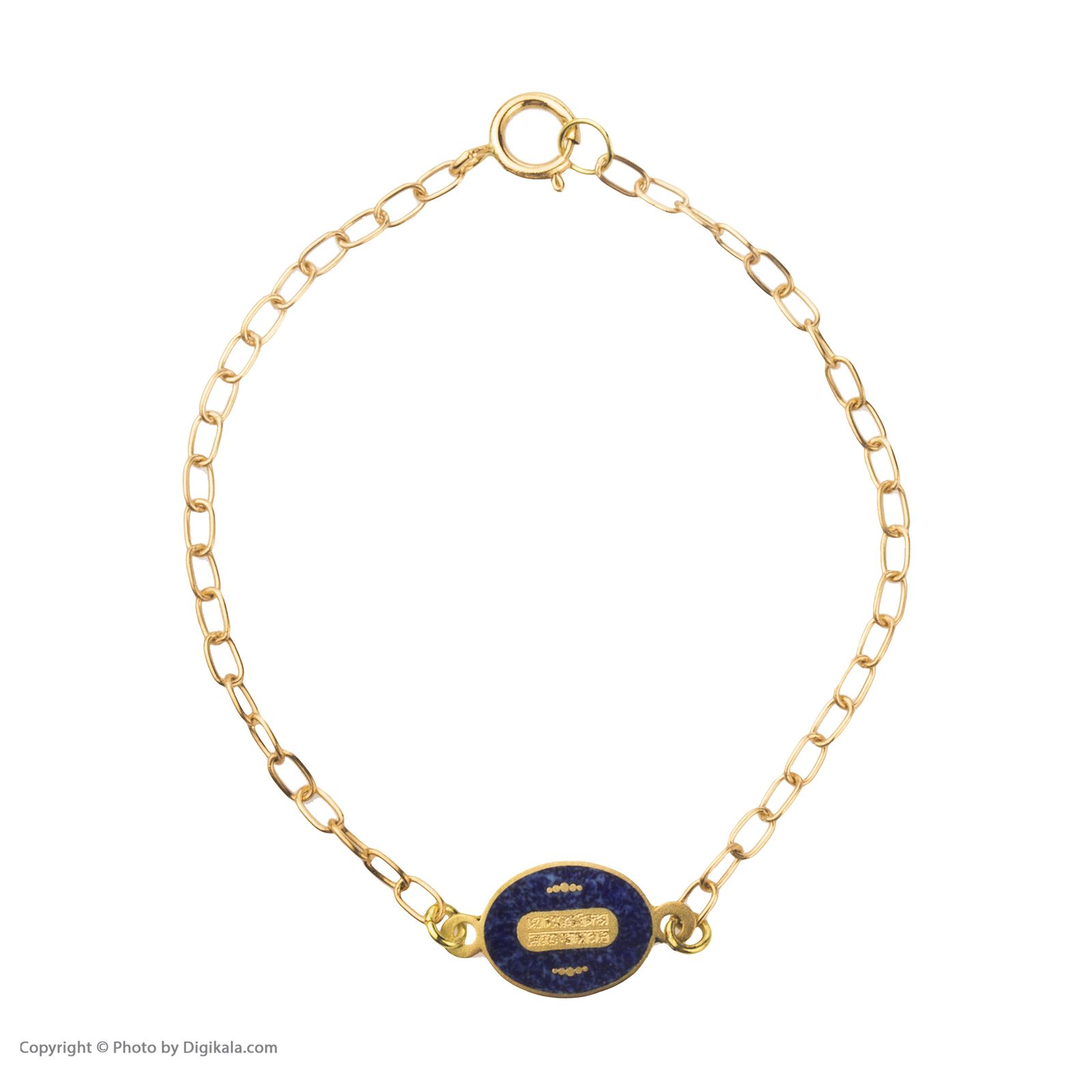 دستبند طلا 18 عیار دخترانه کانیارگالری کد DE2 -  - 2