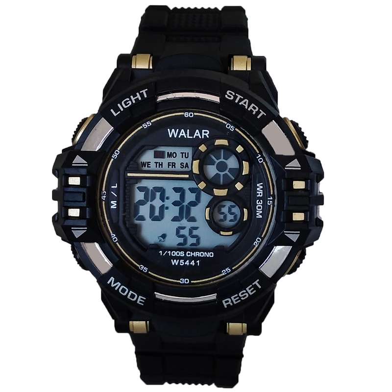 ساعت مچی دیجیتال والار مدل اسپرت چراغ دار کد 10.20