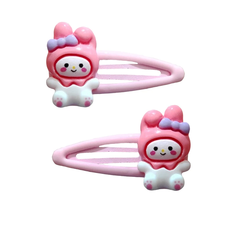 گیره مو دخترانه مدل تق تقی ملودی بسته دو عددی 