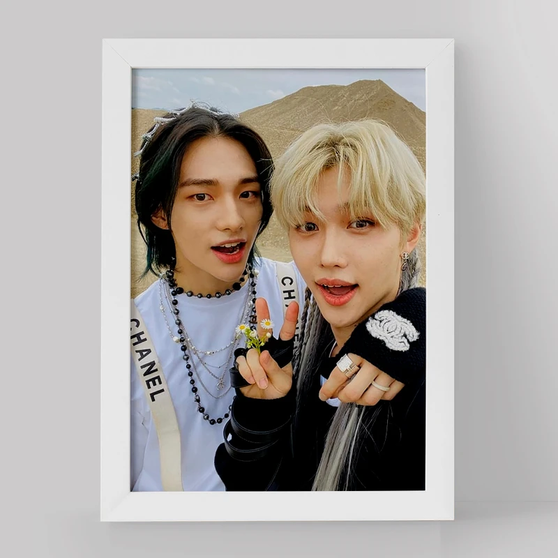 تابلو خندالو مدل فلیکس و هیونجین گروه استری کیدز Stary Kids کد 16934