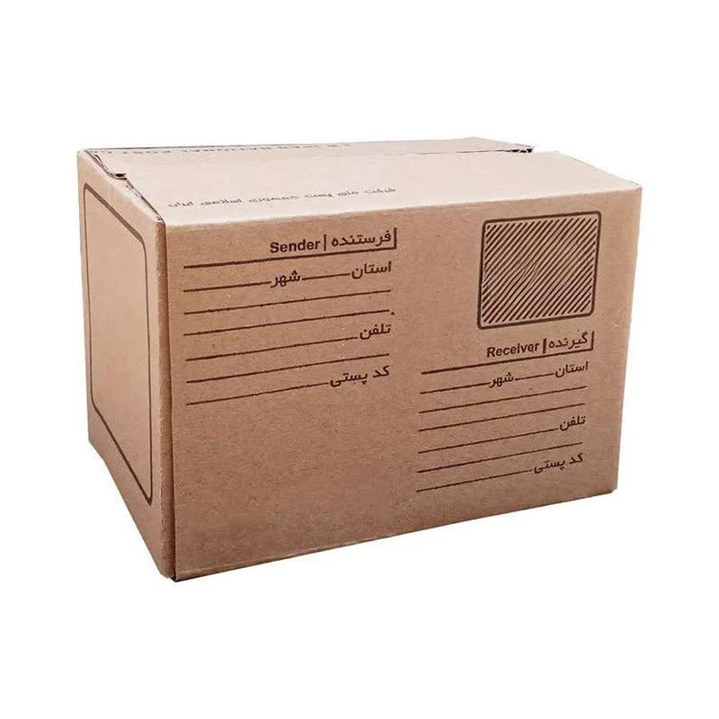 جعبه بسته بندی مدل 19×14×10 بسته 25 عددی