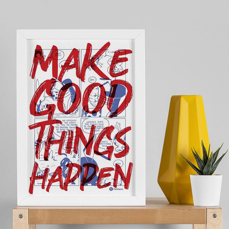 تابلو صبا طرح مدل دکوراتیو انگیزشی کد G1033w