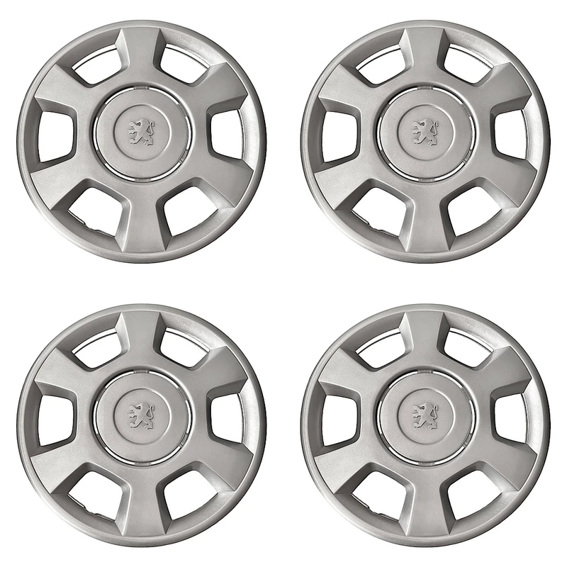 قالپاق چرخ پویا صنعت مدل 24 TU5 سایز 15 اینچ مناسب برای خودرو پژوپارس مجموعه 4 عددی 