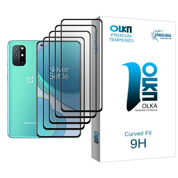 محافظ صفحه نمایش کولینگ مدل Olka Glass MIX004 مناسب برای گوشی موبایل وان پلاس 8T بسته چهار عددی