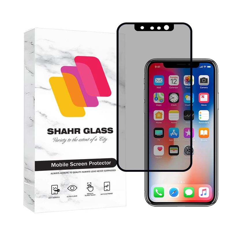 محافظ صفحه نمایش سرامیکی حریم شخصی شهر گلس مدل CERPRIVS مناسب برای گوشی موبایل اپل iPhone 11 Pro / iPhone XS / iPhone X