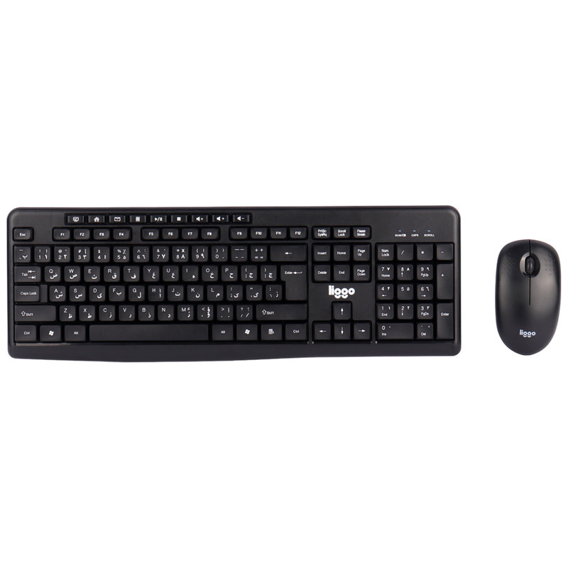 کیبورد و ماوس بی سیم لیگو مدلKW807