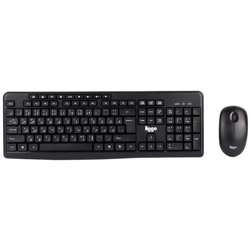 کیبورد و ماوس بی سیم لیگو مدلKW807