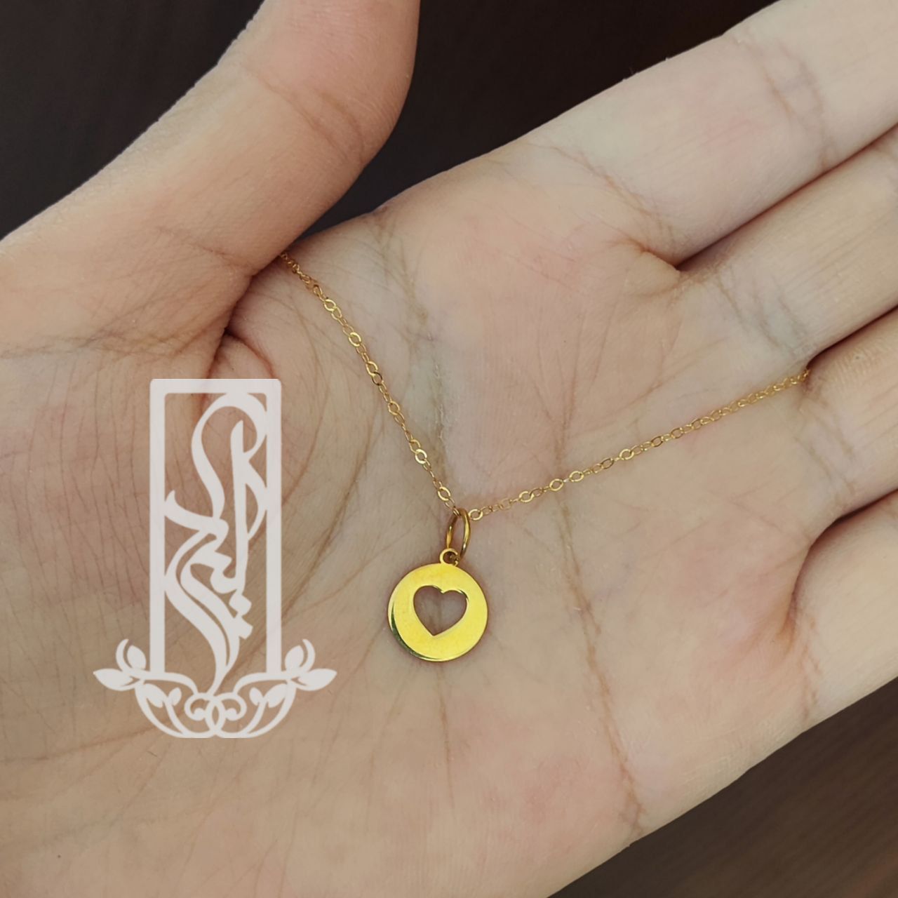 گردنبند طلا 18 عیار زنانه لیردا مدل قلب ngn -  - 3