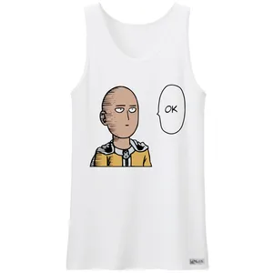 تاپ مردانه مدل ONE PUNCH MAN کد TT16 رنگ سفید