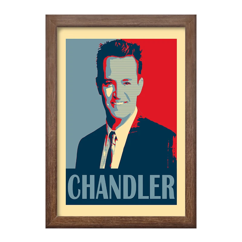 تابلو خندالو طرح چندلر فرندز (Friends) کد F6473