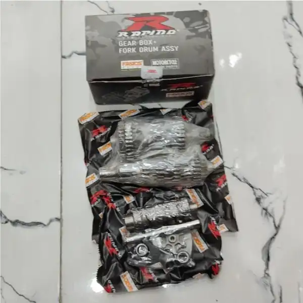 گیربوکس کامل موتور سیکلت راپیدو مدل 5 دنده مناسب برای هوندا بسته 6 عددی
