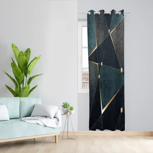 پرده طرح مثلث مدل مخمل پانچی کد 4227 z سایز 140x200 سانتی متر