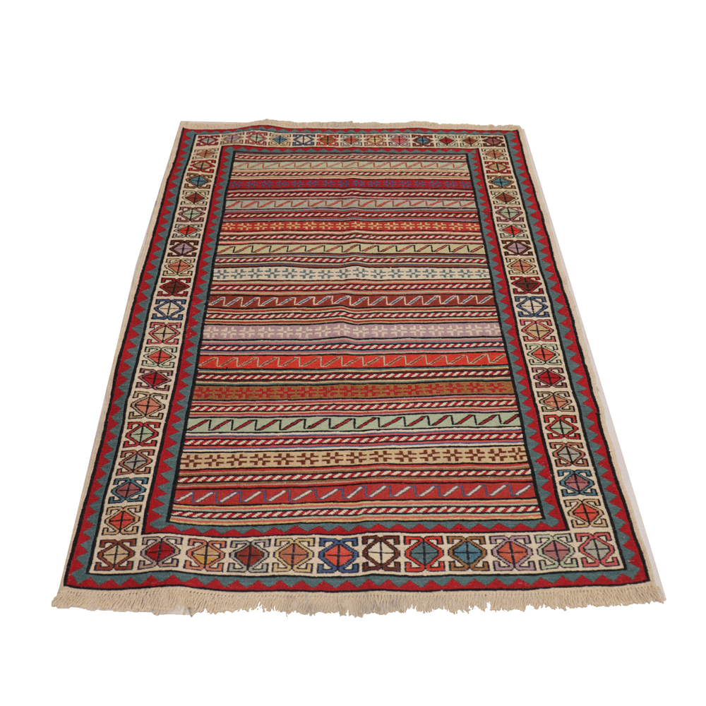 گلیم دستبافت مدل ورنی کد 4010871