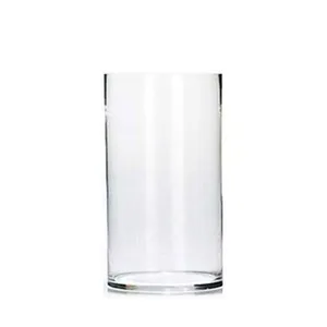 گلدان دکوری مدل شیشه ای استوانه ای کد 1220