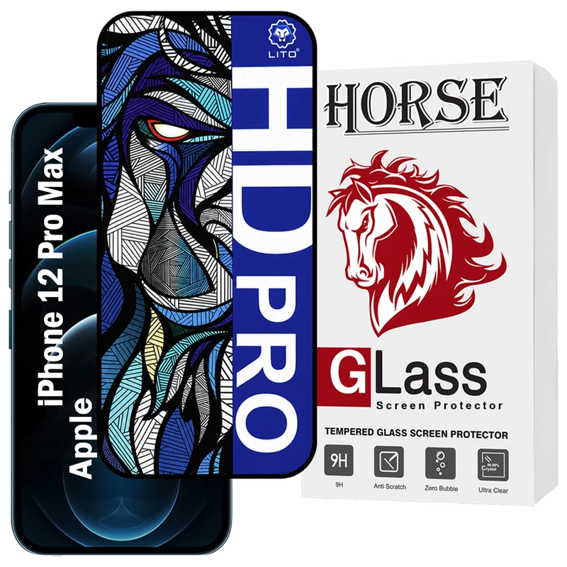 محافظ صفحه نمایش هورس مدل LITOHDH مناسب برای گوشی موبایل اپل iPhone 12 Pro Max