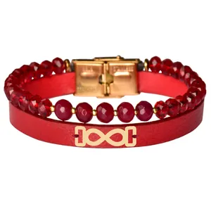 دستبند طلا 18 عیار زنانه الن نار مدل بي نهايت کد ELN101057