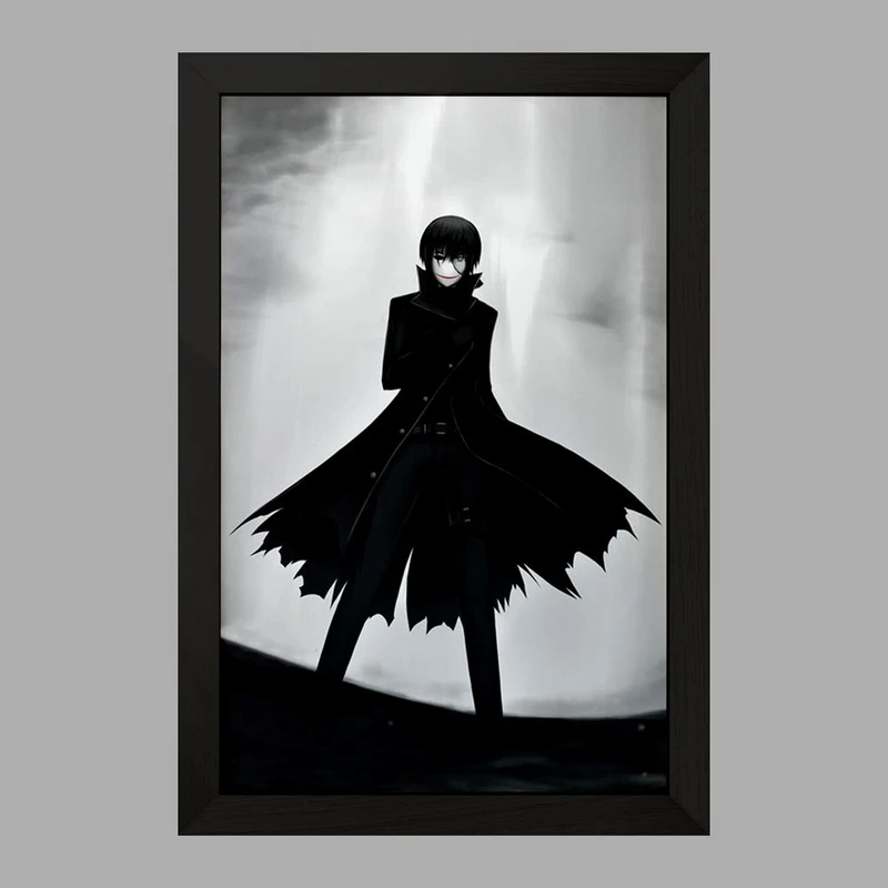 تابلو خندالو مدل هی انیمه تاریک تر از سیاهی Darker Than Black  کد 22588