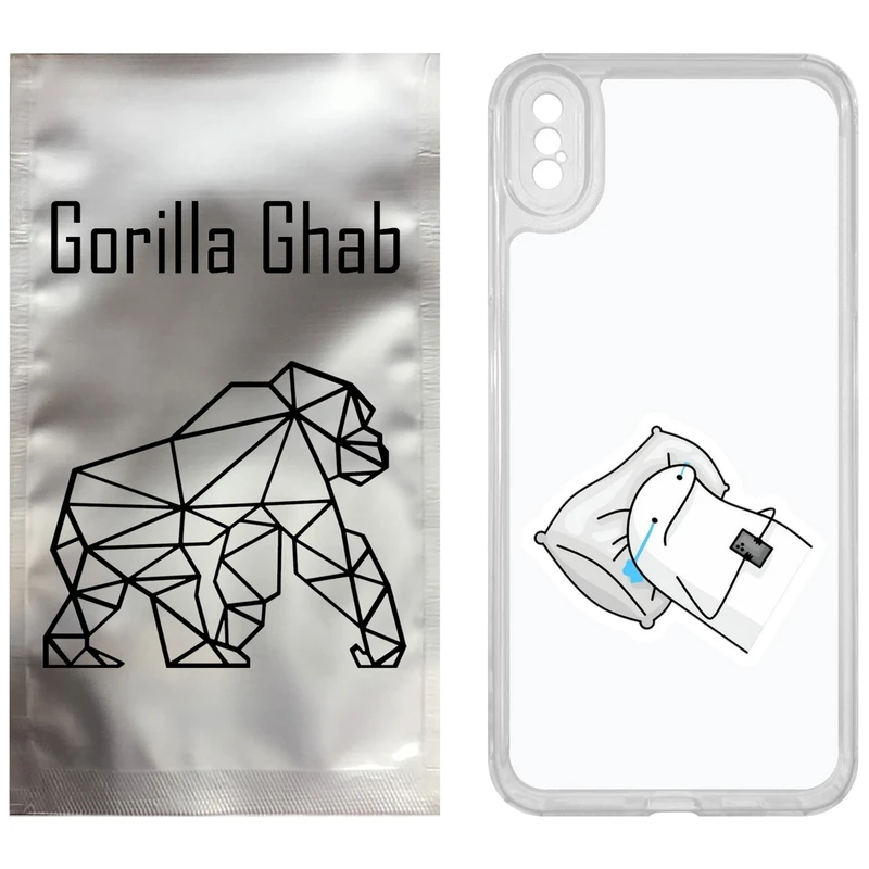 کاور گوریلا قاب مدل CLG کد 81 طرح غمگین مناسب برای گوشی موبایل اپل iPhone XS Max