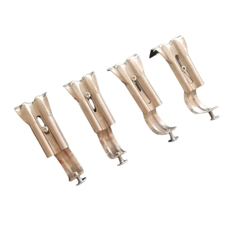 پایه نگهدارنده میله پرده مدل دیواری D4 بسته 4 عددی