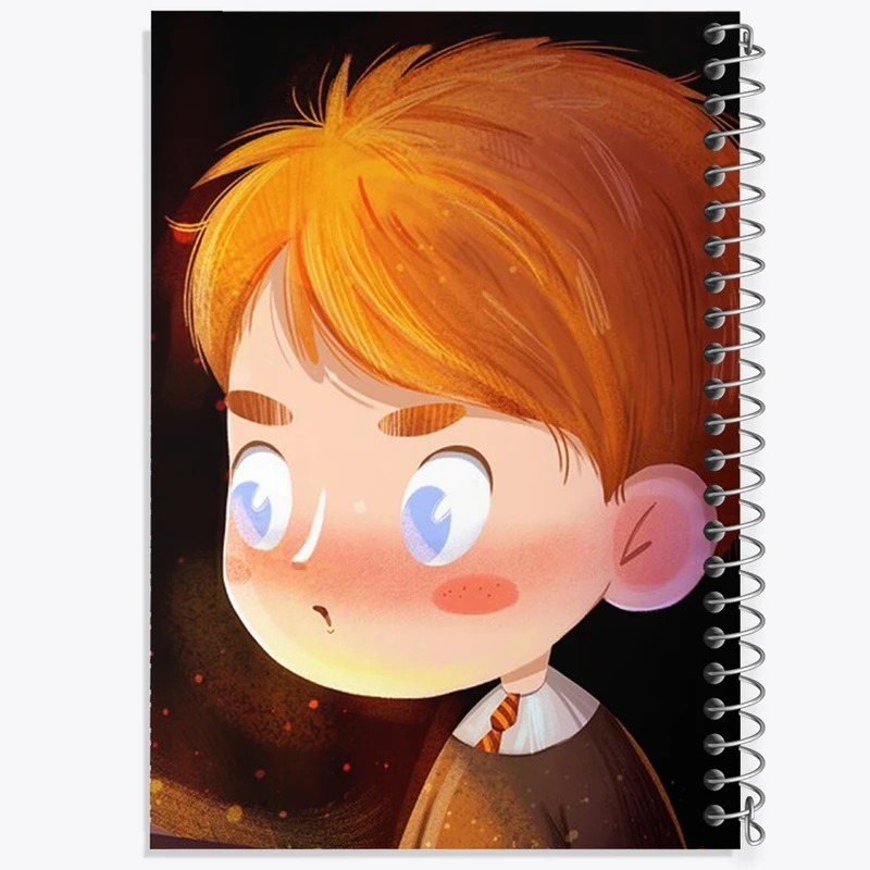 دفتر مشق 50 برگ خندالو طرح ویزلی هری پاتر کد F1425