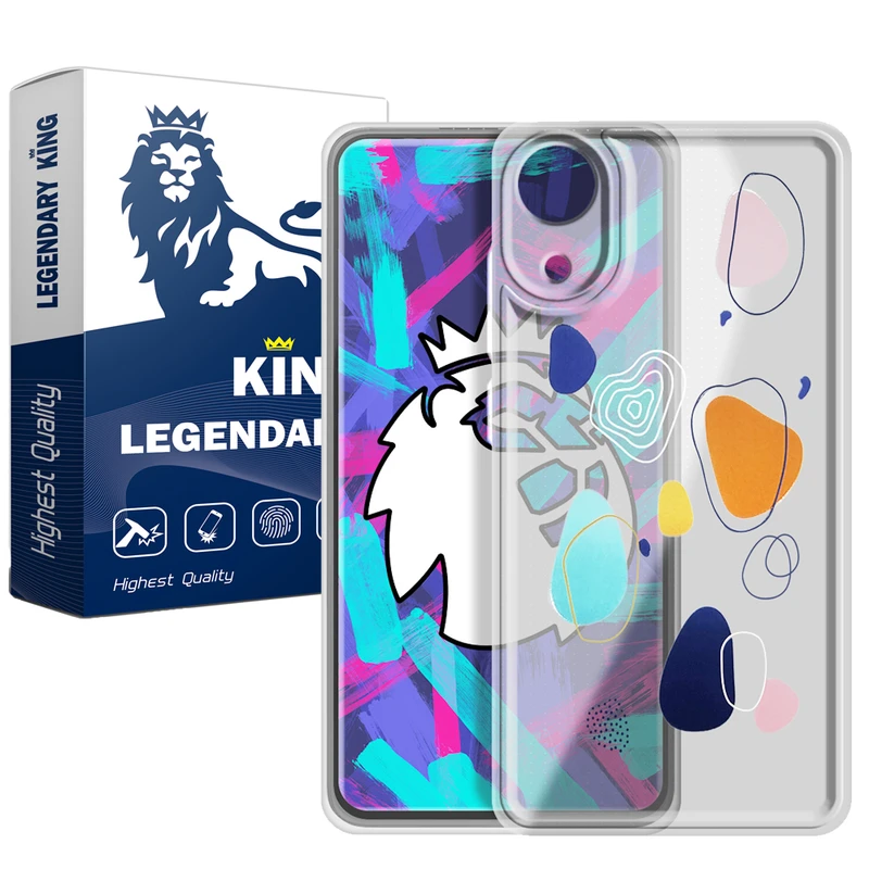 کاور  لاین کینگ مدل خال رنگی مناسب برای گوشی موبایل سامسونگ Galaxy A03 Core