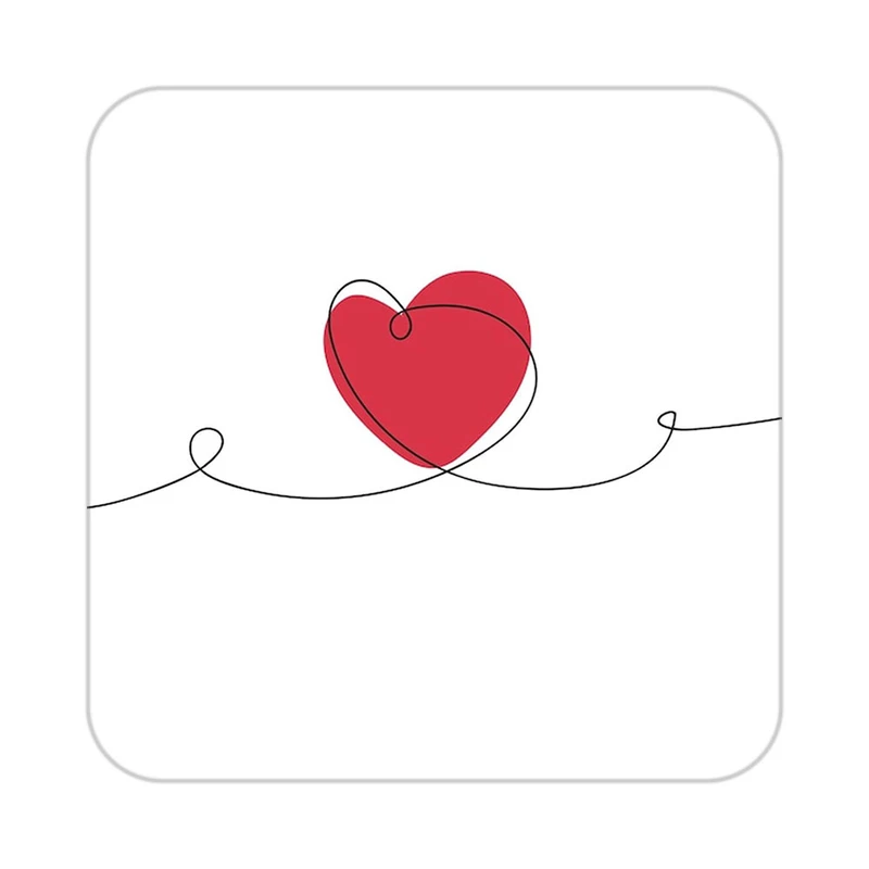 زیر لیوانی کاکتی طرح عاشقانه مدل mp40690