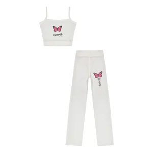 ست نیم تنه و شلوار زنانه مدل 0104