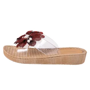 دمپایی زنانه مدل مرواریدی کد R.D.2.2.8.7