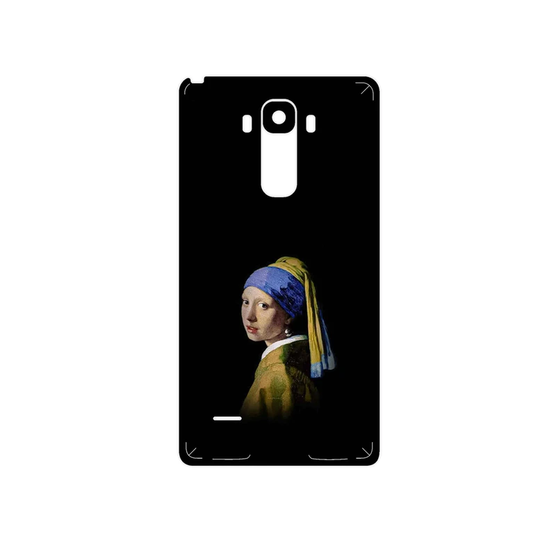 برچسب پوششی ماهوت مدل Girl with a Pearl Earring of Vermeer مناسب برای گوشی موبایل ال جی G4 Stylus