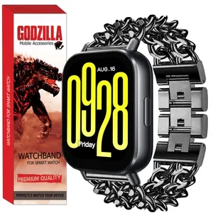 بند گودزیلا مدل CARTIER مناسب برای ساعت هوشمند شیائومی Redmi Watch 5 Active