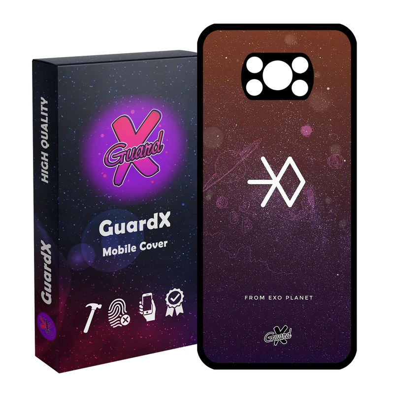 کاور گارد ایکس طرح Exo مدل Glass10021 مناسب برای گوشی موبایل شیائومی Poco X3 / Poco X3 NFC