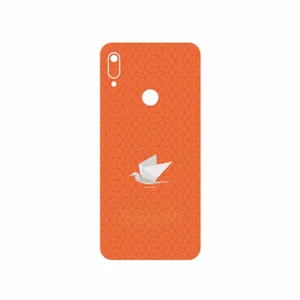 MAHOOT Minimalist origami bird Cover Sticker for Huawei Y6 Prime 2019