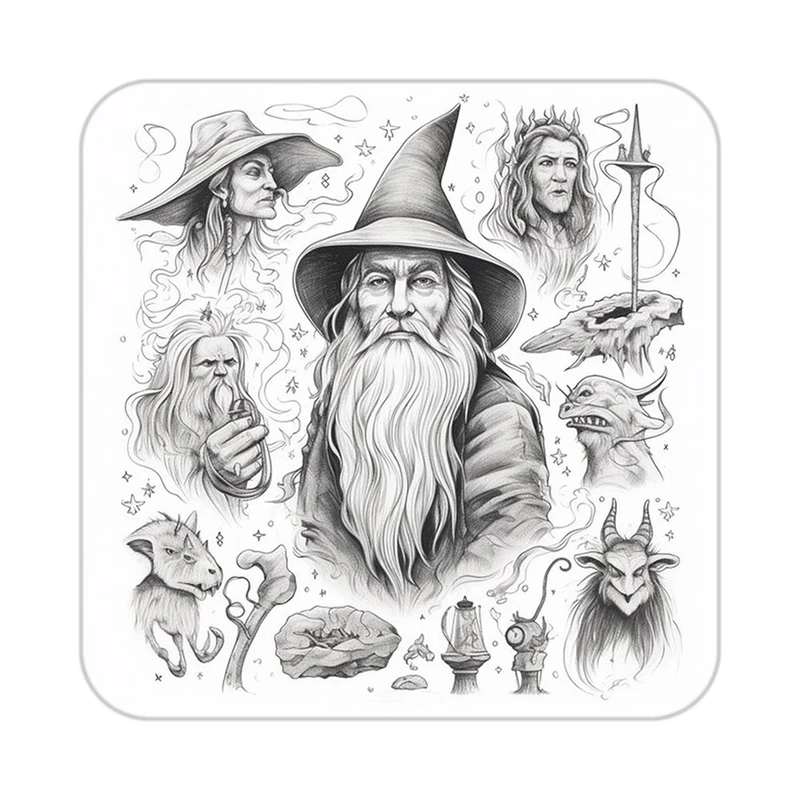 زیر لیوانی کاکتی طرح هری پاتر Harry Potter مدل mp44627