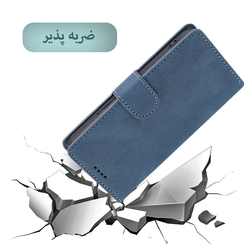 کیف کلاسوری قاب کاور مدل Kiba مناسب برای گوشی موبایل سامسونگ Galaxy A55