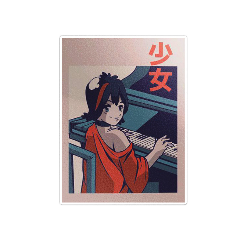 استیکر لپ تاپ ویندی دیزاین طرح anime مدل VINDI1299