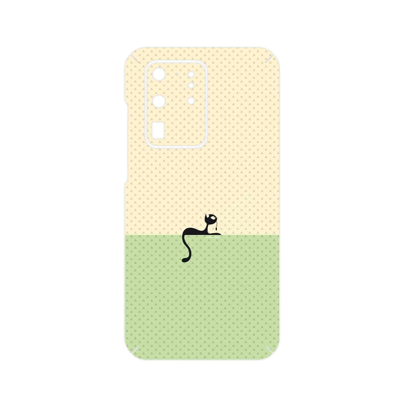 برچسب پوششی ماهوت مدل Minimal Internet Cat Icon مناسب برای گوشی موبایل سامسونگ Galaxy S20 Ultra
