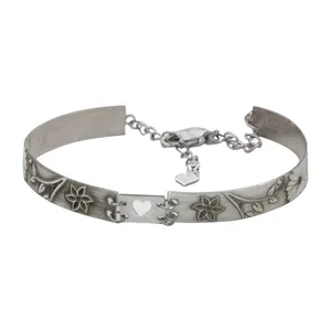 دستبند نقره زنانه دلی جم  طرح قلب  کد 652 D