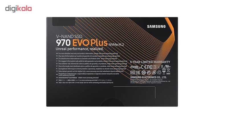 اس اس دی اینترنال سامسونگ مدل 970 EVO PLUS ظرفیت 500 گیگابایت