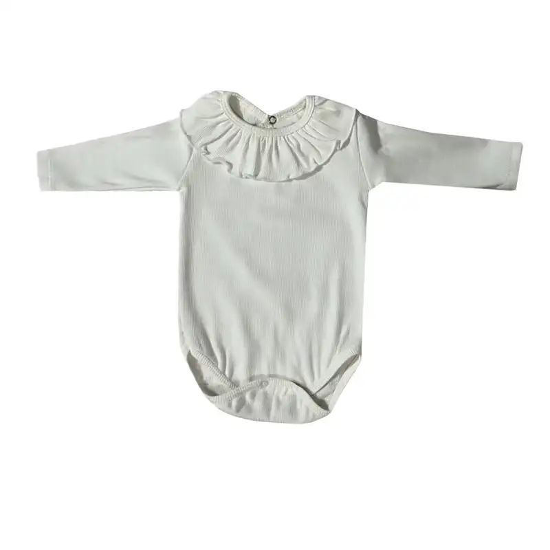 بادی آستین بلند نوزادی مدل پرنسس