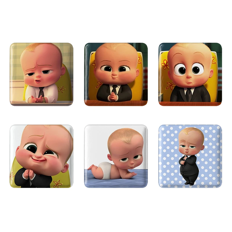 مگنت خندالو مدل بچه رئیس کد 31B مجموعه 6 عددی